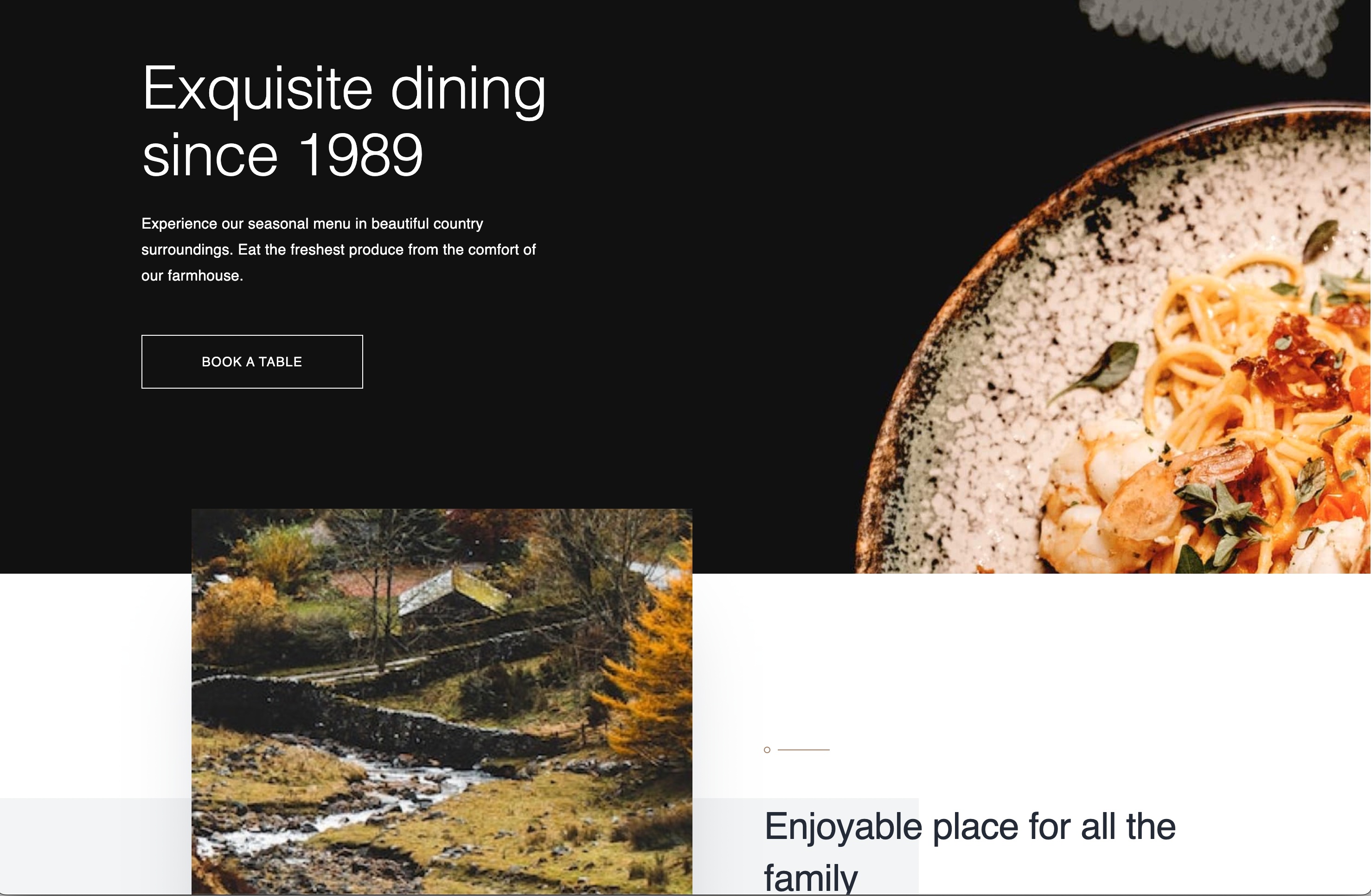 Dine Restaurant, FrontEnd Mentor